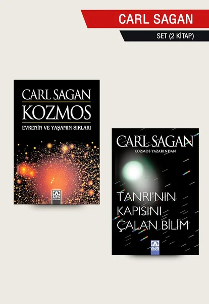 Carl Sagan Seti: Kozmos & Tanrının Kapısını Çalan Bilim (2 Kitap)