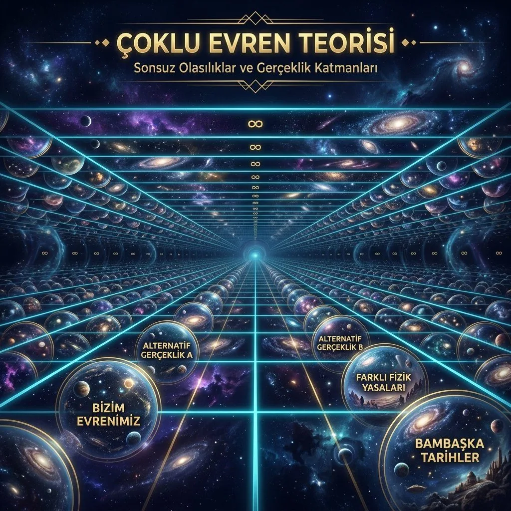 ÇOKLU EVREN TEORİSİ: KOZMİK BİR OKYANUSTAKİ KÖPÜKLER MİYİZ?