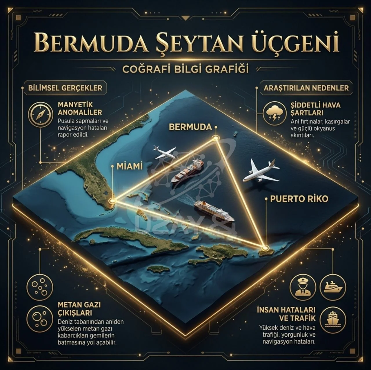 Bermuda Şeytan Üçgeni'nin Bilimsel Açıklaması