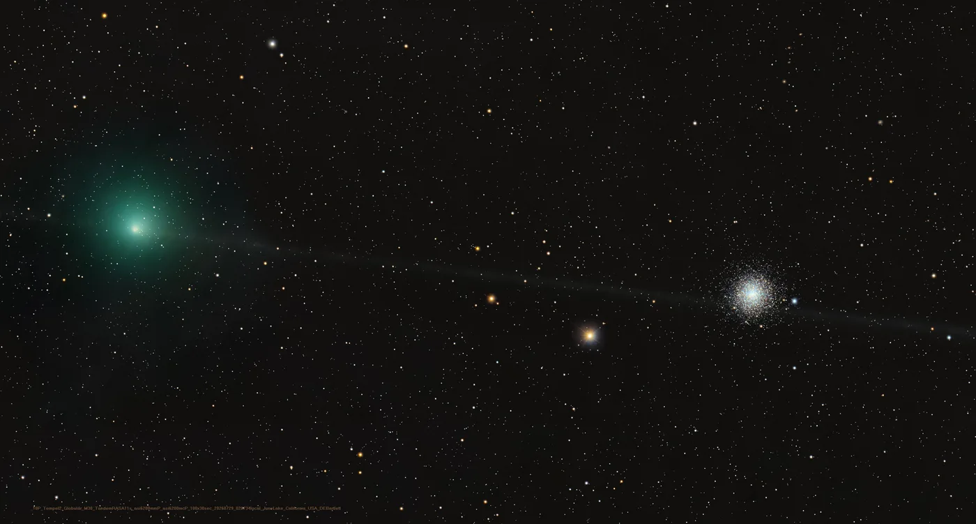 Kuyruklu Yıldız Avcısına Göksel İllüzyon: Tempel 2 ve Messier 30